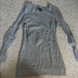 GAP Factory Gray Crew Neck Sweater Casual Knit